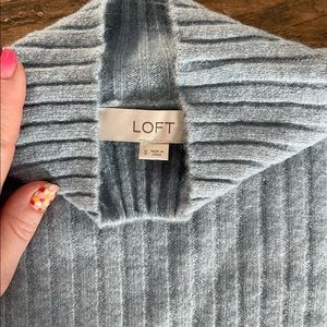 NWOT mock sweater powder blue LOFT S